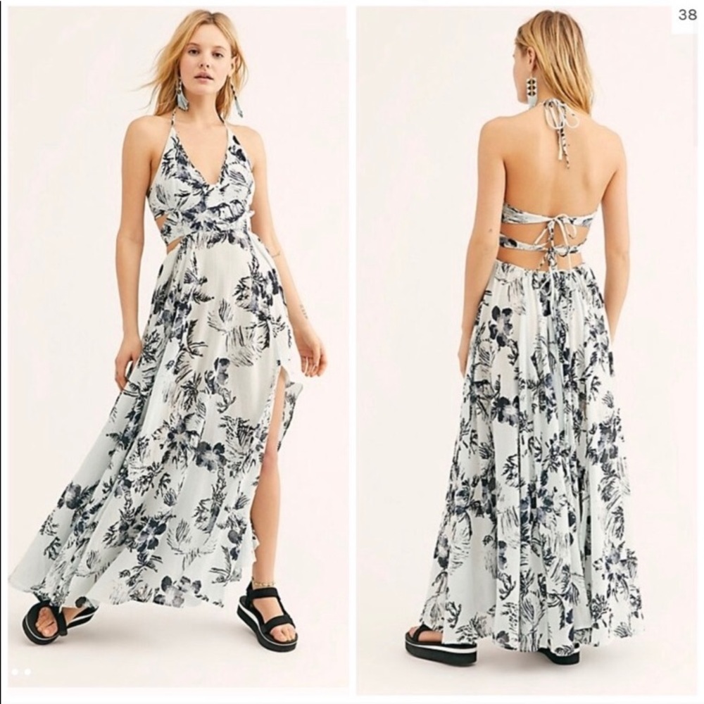 Free People Halter; double tie back
